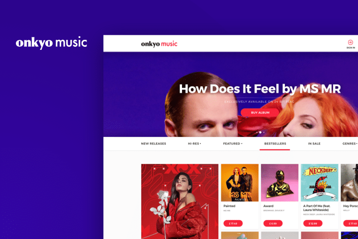Onkyo Music - our Angular app development project